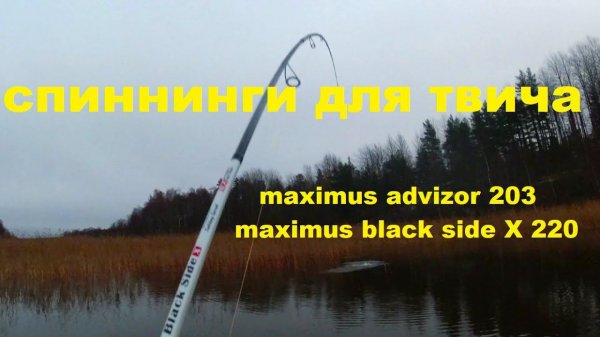 Мои спиннинги для твичинга Обзор Maximus Advisor Twitching 203M и Maximus Black Side X MTSSBSX22H