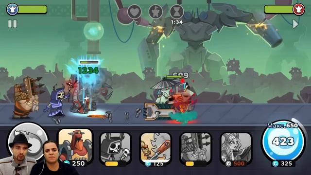 БолтушкА и ПРоХоДиМеЦ встретили Очень сложного СОПЕРНИКА! #392 - игра Tower Conquest смотреть онлайн