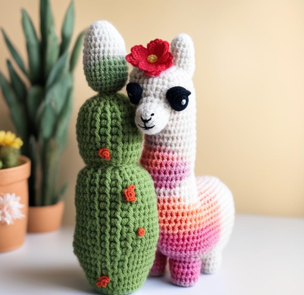 АМИГУРУМИ: ЛАМА, АЛЬПАКА, ВЯЗАНЫЕ ИГРУШКИ ОТ НЕЙРОСЕТИ. ПОДБОРКА №1. смотреть онлайн