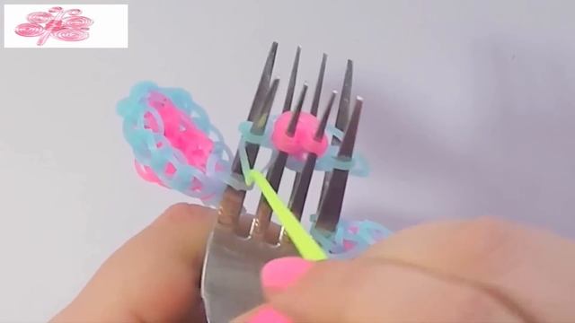 ? How to make loom bands animals easy butterfly with forks charms for kids things tutorial DIY смотреть онлайн