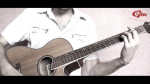 Как глушить струны на гитаре левой рукой.