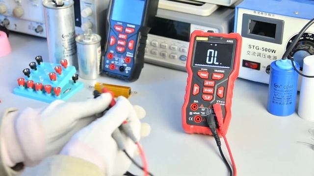 ANENG AN82 Digital Professional Multimeter 9999 DIY Transistor Capacitor NCV True RMS Analog Meter смотреть онлайн