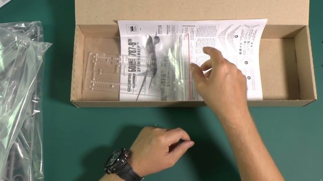 Boeing 787-9 Dreamliner :: 1/144 :: Zvezda :: Распаковка и обзор