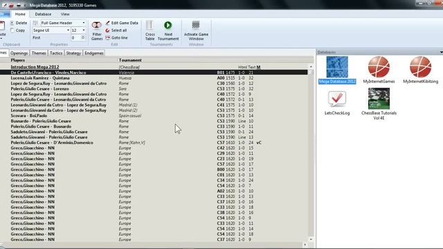 Creating New Database in Fritz 13 смотреть онлайн
