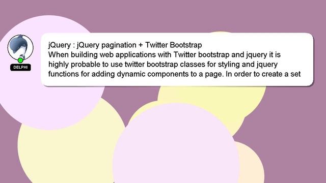 jQuery : jQuery pagination + Twitter Bootstrap смотреть онлайн