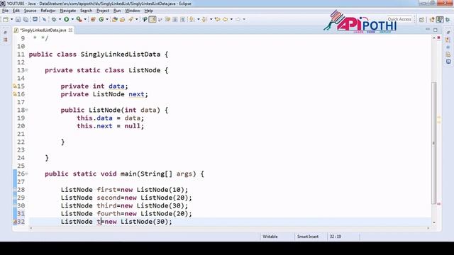 2. How to Create the Singly Linked List in Java || Data Structure using JAVA || DATA STRUCTURES смотреть онлайн