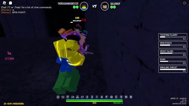 [Roblox is Unbreakable] 1v1 with Spin Pluck "who needs stands anyways?" смотреть онлайн