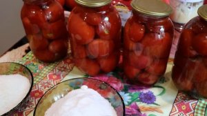 ПОМИДОРЫ В СНЕГУ. Помидоры с чесноком на зиму. Ну, оОчень вкусно!