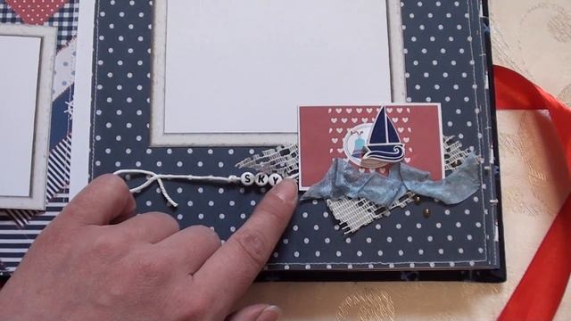 Скрапбукинг Морской фотоальбом для мальчика смотреть онлайн