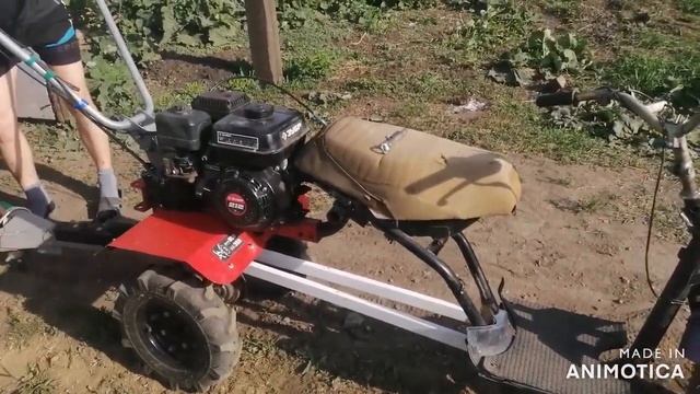 ТРАЙК из МОТОБЛОКА без токарки. часть 2 смотреть онлайн