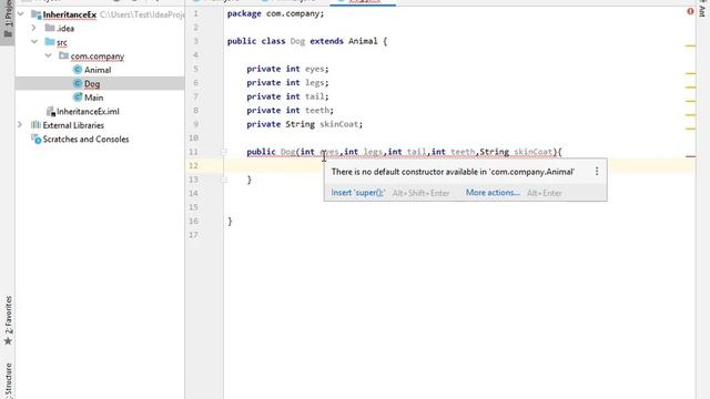 Object Oriented Programming Inheritance Exercise In JAVA Using INTELLIJ смотреть онлайн