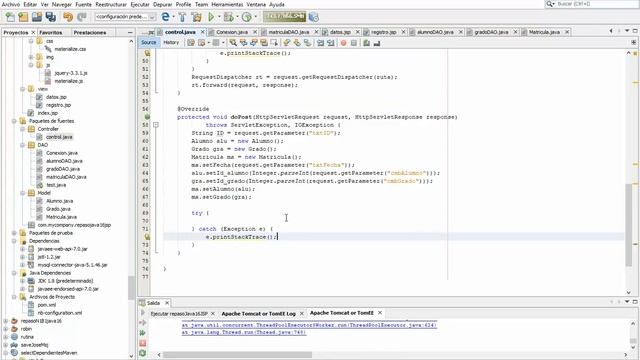 CRUD Parte 2 INSERT,DELETE , UPDATE, Maven, JSP,JSTL, JDBC, DAO, MySQL y Materialize CSS смотреть онлайн