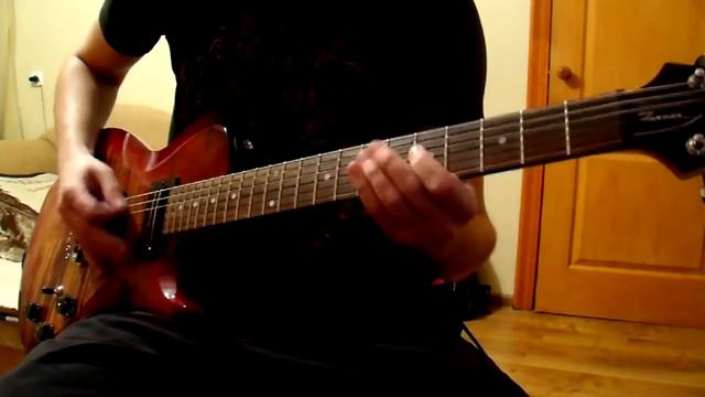 Metallica - Seek And Destroy (guitar cover, cort z42, line-in, guitar rig) смотреть онлайн
