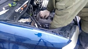 замена прокладок клапонных крышок на ауди а6 с5
