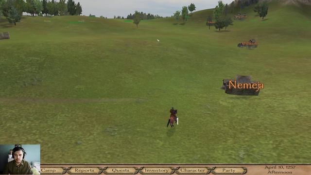 Mount & Blade , жестокий грабитель поселений , путешественник вояка с луком ставит хэды армиям смотреть онлайн