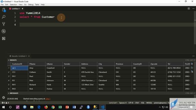 ตั้งค่า Visual Studio Code สำหรับทำงานร่วมกับ Microsoft SQL Server ตอนที่ 2 смотреть онлайн