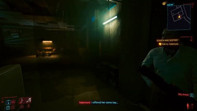 You kidnap Hanako Arasaka and offer her a cup of tea? | Cyberpunk 2077 смотреть онлайн