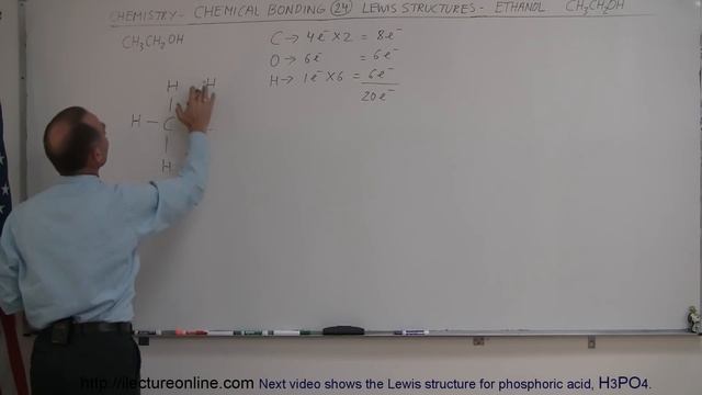 Chemistry - Chemical Bonding (24 of 35) Lewis Structures - Ethanol - CH3CH2OH смотреть онлайн
