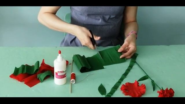МК Гвоздика из бумаги смотреть онлайн