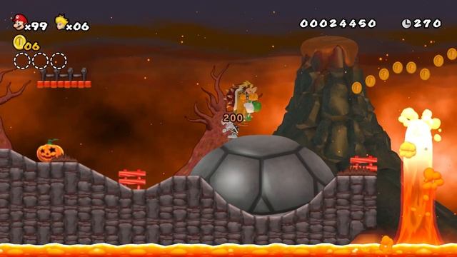 New Super Bowser: Flower Power - 4 Players Walkthrough #2 смотреть онлайн