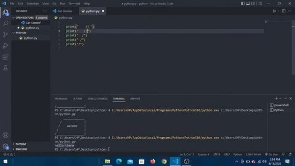 Part 1 | Python | Basic syntax