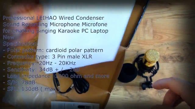 AliExpress: конденсаторный микрофон BM-800. Распаковка-Анбоксинг-Обзор-Тест. смотреть онлайн