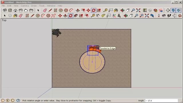 SketchUp: Copy and Equally Space Chairs in a Circle смотреть онлайн