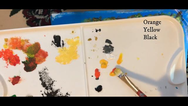 EASY ACRYLIC PAINTING - AUTUMN FALL TREE GIRL ON SWING - STEP BY STEP -FOR BEGINNER PAINTING LEVEL смотреть онлайн