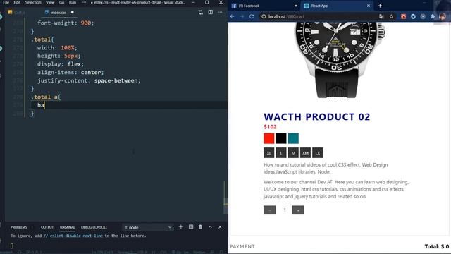 Shopping Cart | React Router V6 | React Hooks Context API #3 - End смотреть онлайн