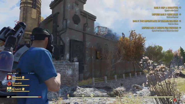 Fallout 76 adventures of m4 1st Cryptid hunt grafton monster.Please Subscribe for giveaways!! смотреть онлайн