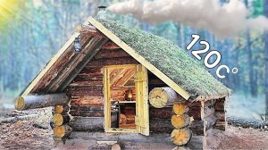 ПАРИМСЯ В ЛЕСНОЙ «БАНЕ У ДОМИКА» - СИЛЬНЕЙШИЙ ЖАР! Часть 3