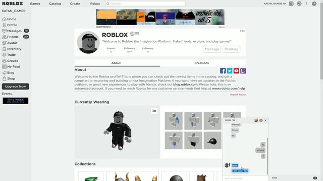 ROBLOX НАПИСАЛ, ЧТО ОН МОЙ ФАНАТ!? СОЗДАТЕЛЬ РОБЛОКСА! смотреть онлайн