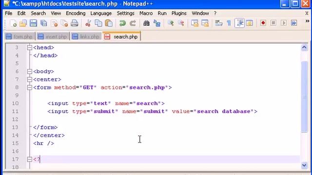 PHP Tutorial 32 Search Engine part 1 360p смотреть онлайн