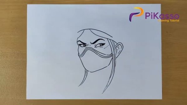 How to Draw Kitana from Mortal Kombat