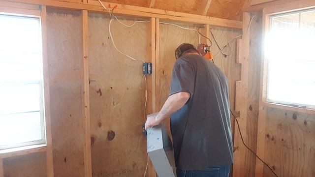 Shed to House TINY HOME Part 1 Installing the breaker box смотреть онлайн