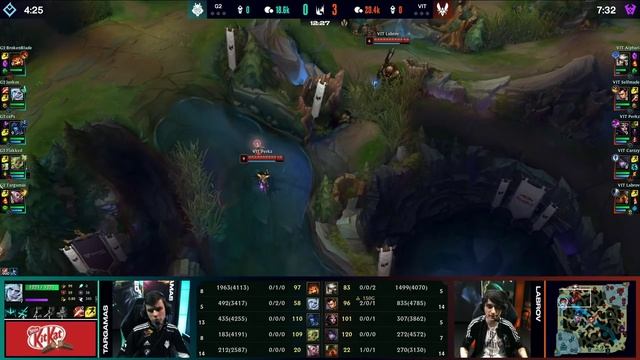 VIT vs. G2 - Playoffs Round 2 | LEC Spring | Team Vitality vs. G2 Esports | Game 1 (2022) смотреть онлайн