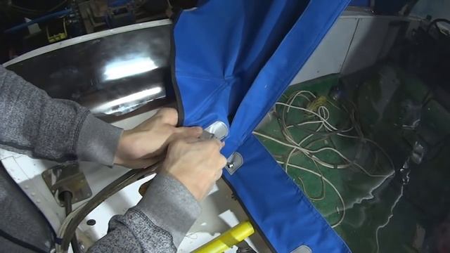 Тент для лодки своими руками финал.