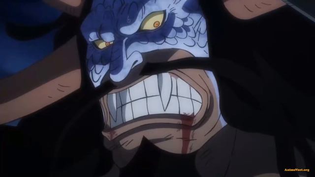 1027 Onepiece Зорро оставил шрам Кайдо.