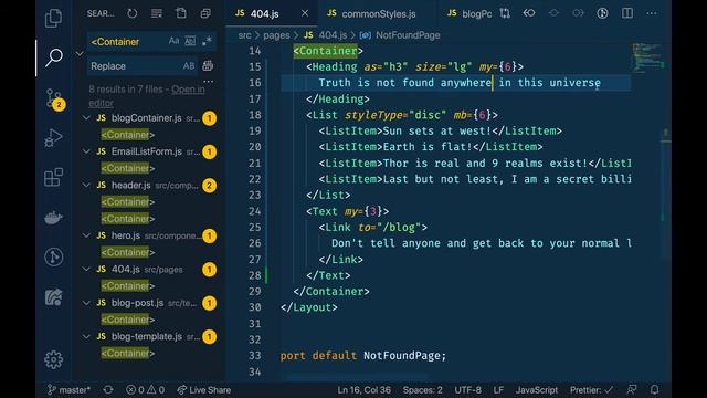 Real project: Styling Gatsby 404 page with chakra UI - Learn with Param смотреть онлайн