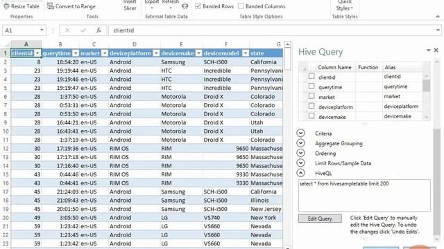 Visualize Big Data in your Apache Hive through Excel смотреть онлайн
