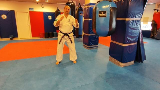 Шаг четырнадцатый . Постановка серпообразного удара ногой 