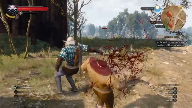 The Witcher 3: Wild Hunt decapitation смотреть онлайн