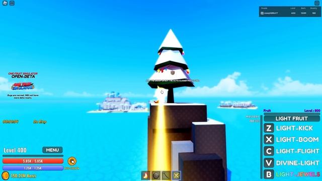 Santa Quest Step By Step and Christmas Slayer Showcase in One Fruit Simulator смотреть онлайн