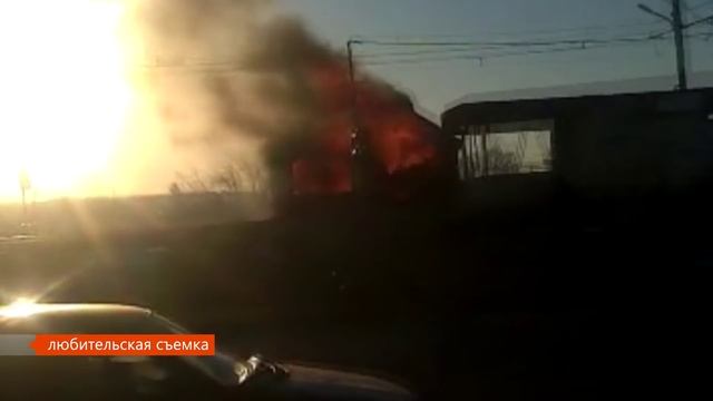 U News. В Салавате сгорел киоск