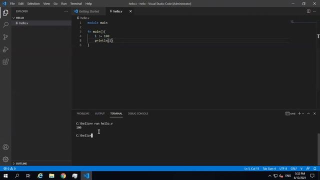 How to Debug V Programming Language in VS Code on Windows 10 OS смотреть онлайн