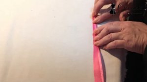 Как подшить низ изделия на тонких тканях и бархате