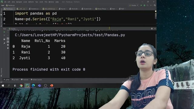 Class #16- Informatics Practices | Creation of Data Frames : From Dictionary of Series | CBSE 12thI смотреть онлайн