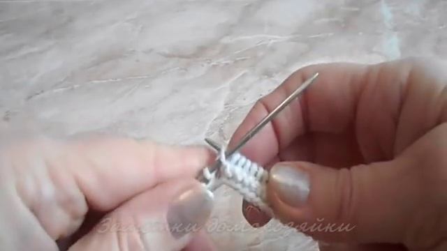 Шапка спицами детская 1 часть смотреть онлайн