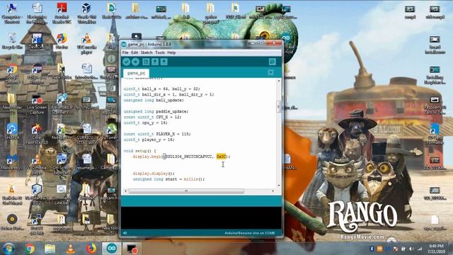 Arduino Pong Game | Arduino game project with OLED SSD1306 display смотреть онлайн
