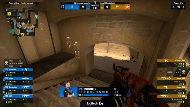 Liquid vs Virtus.pro | Map 2 Mirage | ESL Pro League Season 18 смотреть онлайн